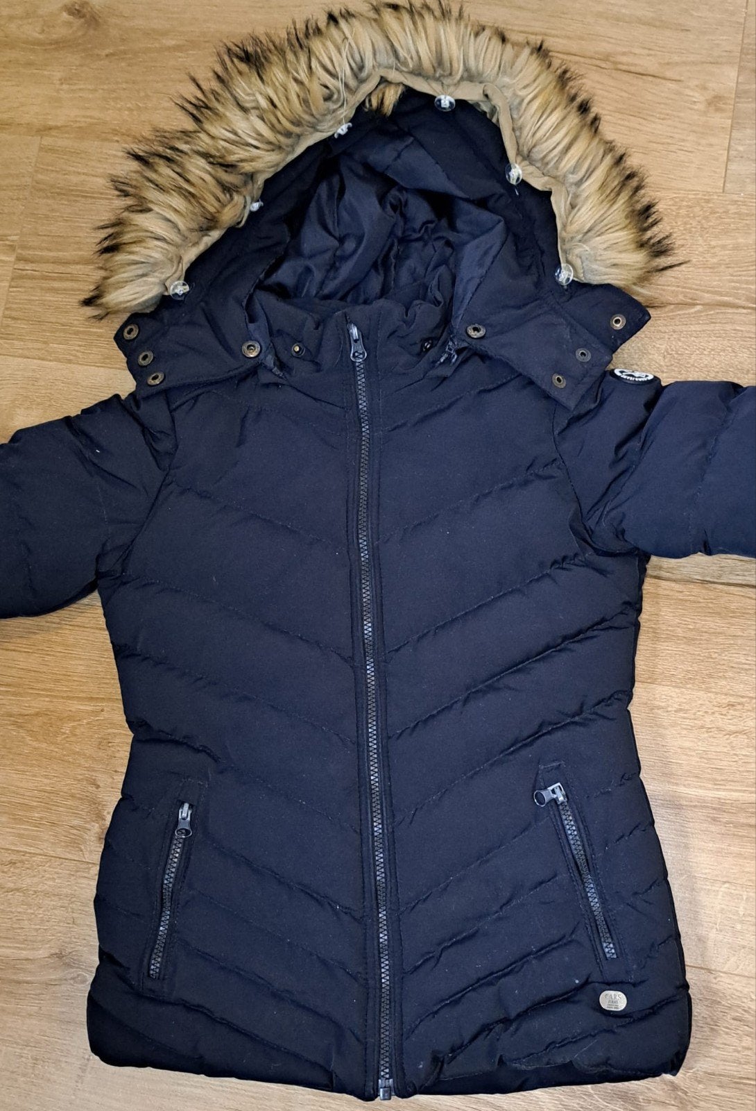 Cars Jeans winterjas maat 140, Ophalen, Gebruikt, Jongen of Meisje, Cars Jeans
