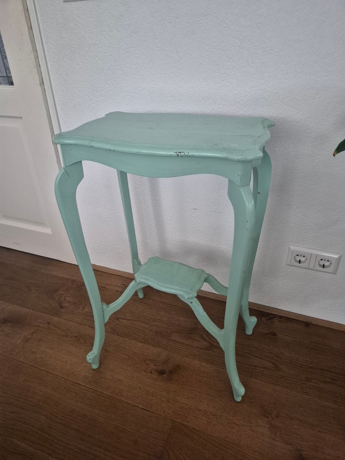 Vintage Bijzettafel - lichtblauw, Ophalen