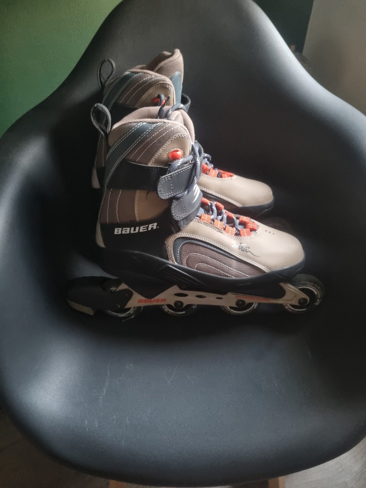 Bauer inline skates - Maat 45 valt uit als 44, Ophalen of Verzenden, Gebruikt, Overige typen, Bauer