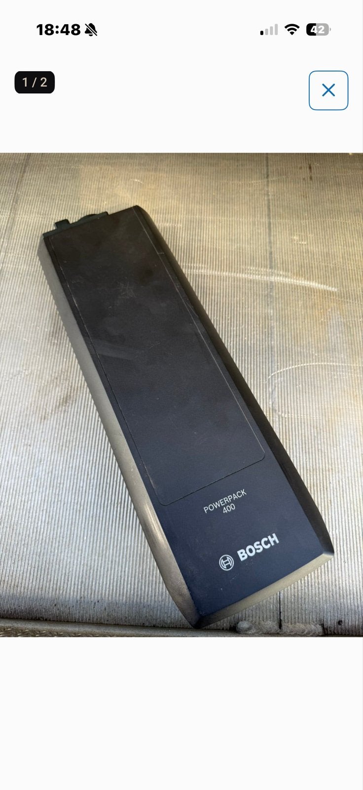 Bosch PowerPack 400 E-bike accu, Gebruikt