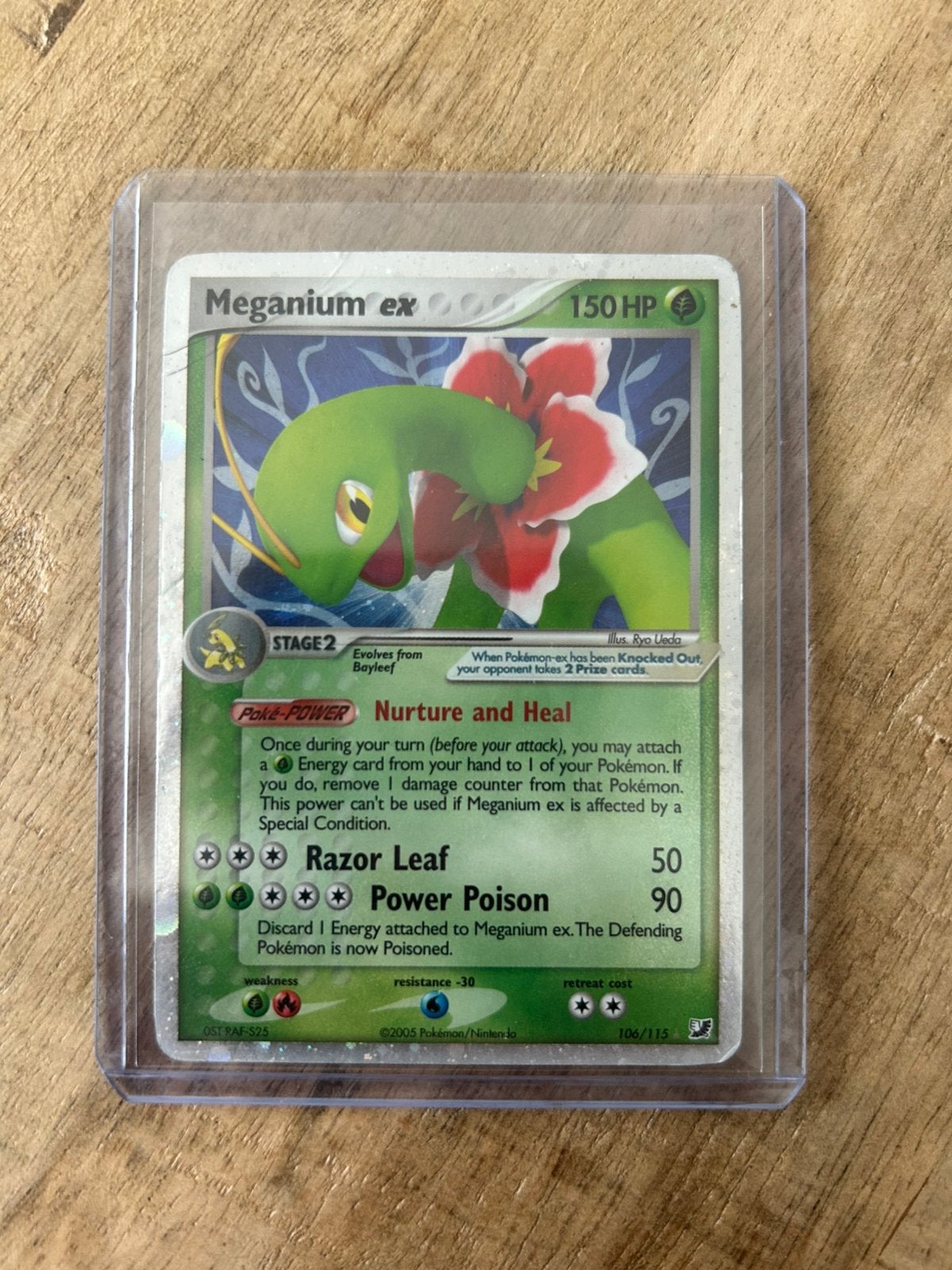 Meganium ex 106/113 Holo, Ophalen of Verzenden, Zo goed als nieuw