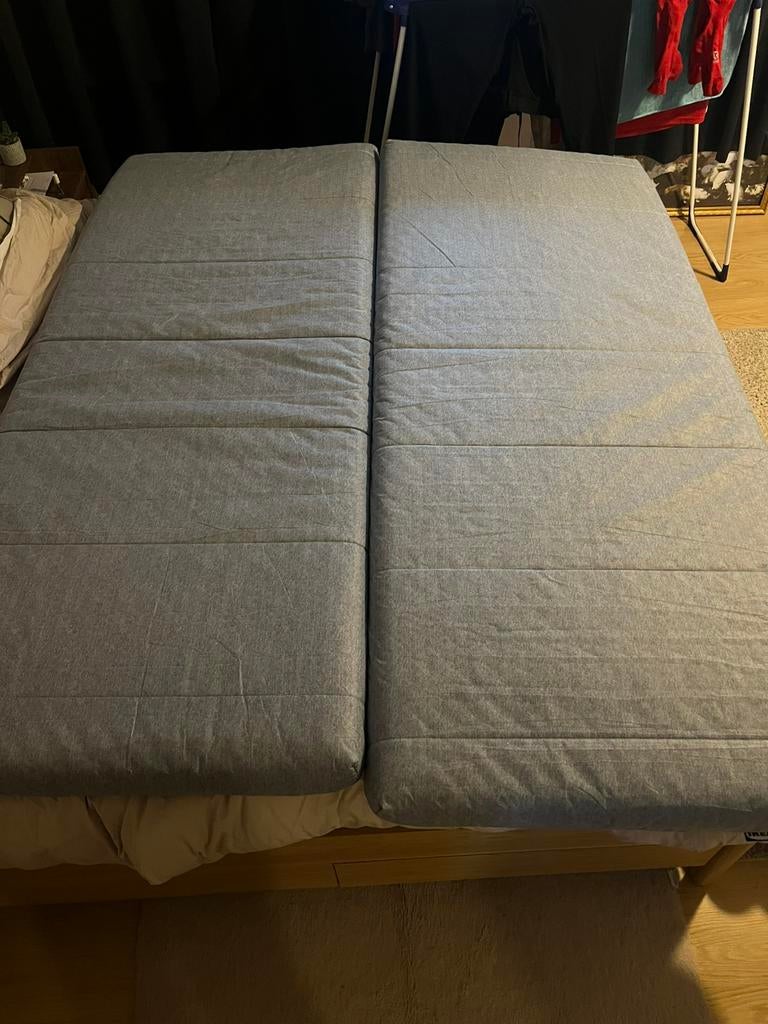 2x Ikea AGOTNES foammatras ZGAN 80x200, Huis en Inrichting, Slaapkamer | Matrassen en Bedbodems, Ophalen, Zo goed als nieuw, Eenpersoons