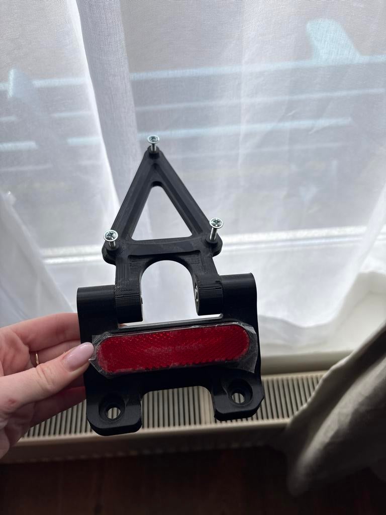 Kentekenhouder scooter met reflector, Ophalen of Verzenden, Nieuw, Overige typen