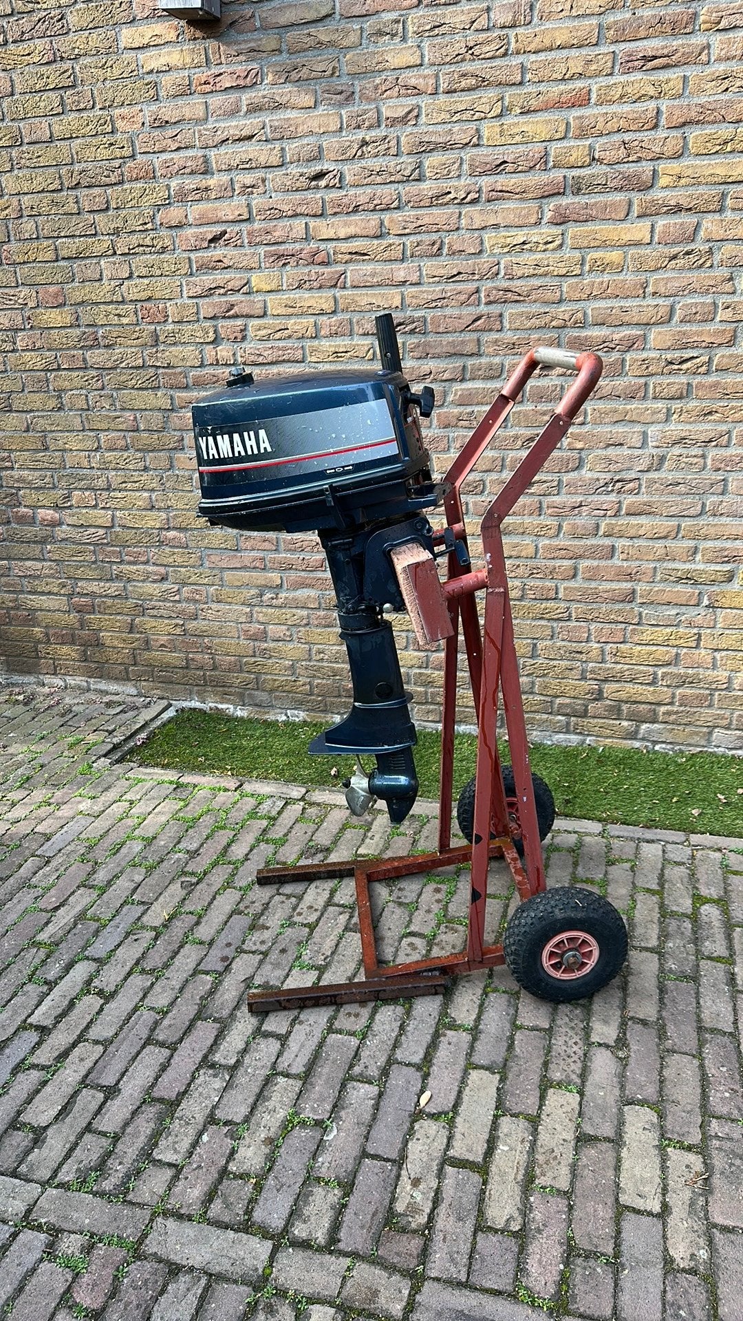 Sterke en praktische motorsteun voor bbmotoren t/m 60 pk, Watersport en Boten, Ophalen, Zo goed als nieuw, Motor en Techniek