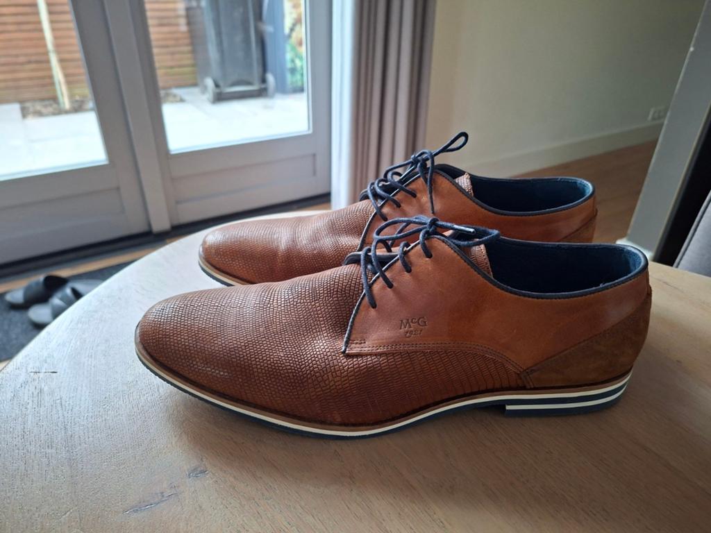 Stijlvolle McGregor  veterschoenen - Maat 45, Kleding | Heren, Schoenen, Ophalen, MFG, Bruin, Gedragen