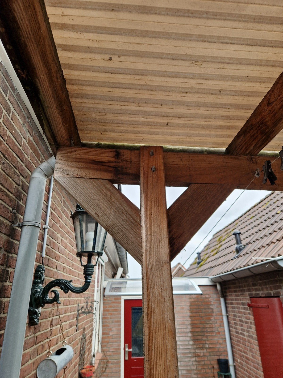 Carport (Douglas) 3x5 meter, Tuin en Terras, Ophalen, Gebruikt, Carport