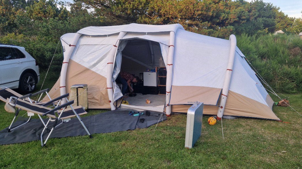 Opblaasbare tent - Black & Fresh - Donker en koel, Ophalen, Gebruikt, Tot en met 4