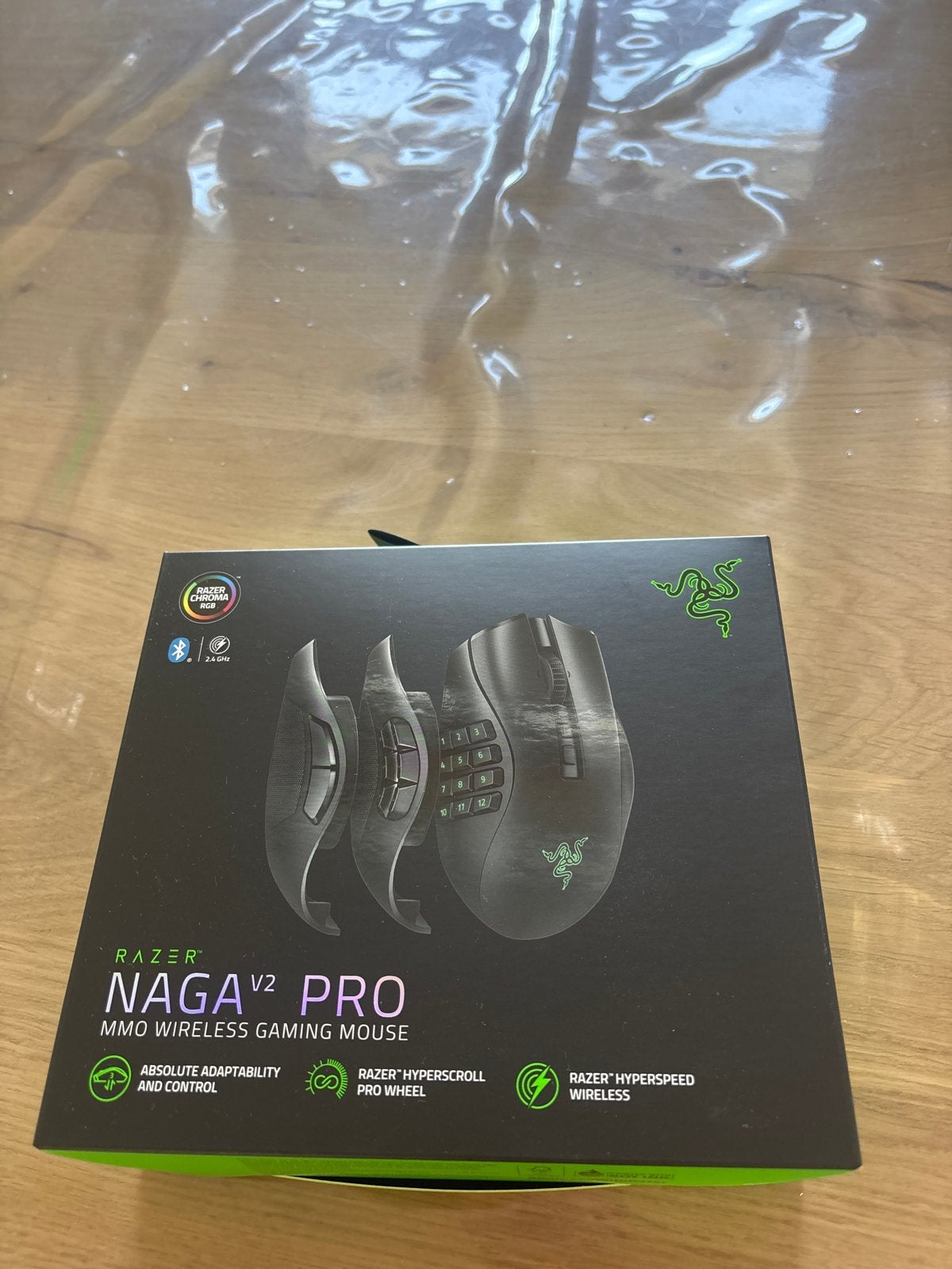 Razer Naga V2 Pro MMO Draadloze Gaming Muis, Computers en Software, Muizen, Rechtshandig, Muis, Gaming muis, Nieuw