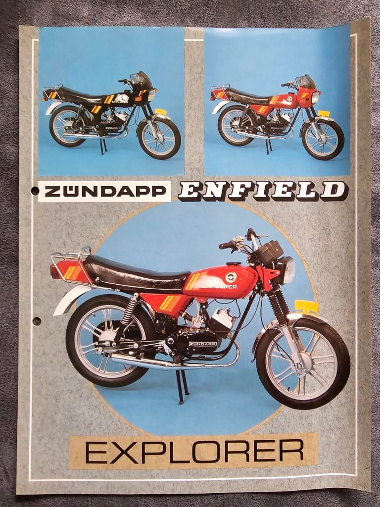 ZUNDAPP ENFIELD A 4 PROPECT 0RIGINEEL., Ophalen of Verzenden, Gebruikt