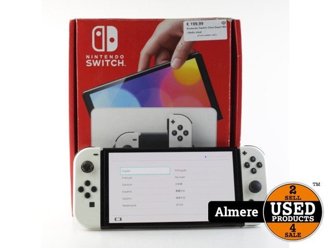 Nintendo Switch Oled Zwart Wit | Nette staat, Nintendo, Zo goed als nieuw, Support@nintendo.com, 11-1 Hokotate-cho, Kamitoba, Minami-ku
Kyoto 601-8501
Japan