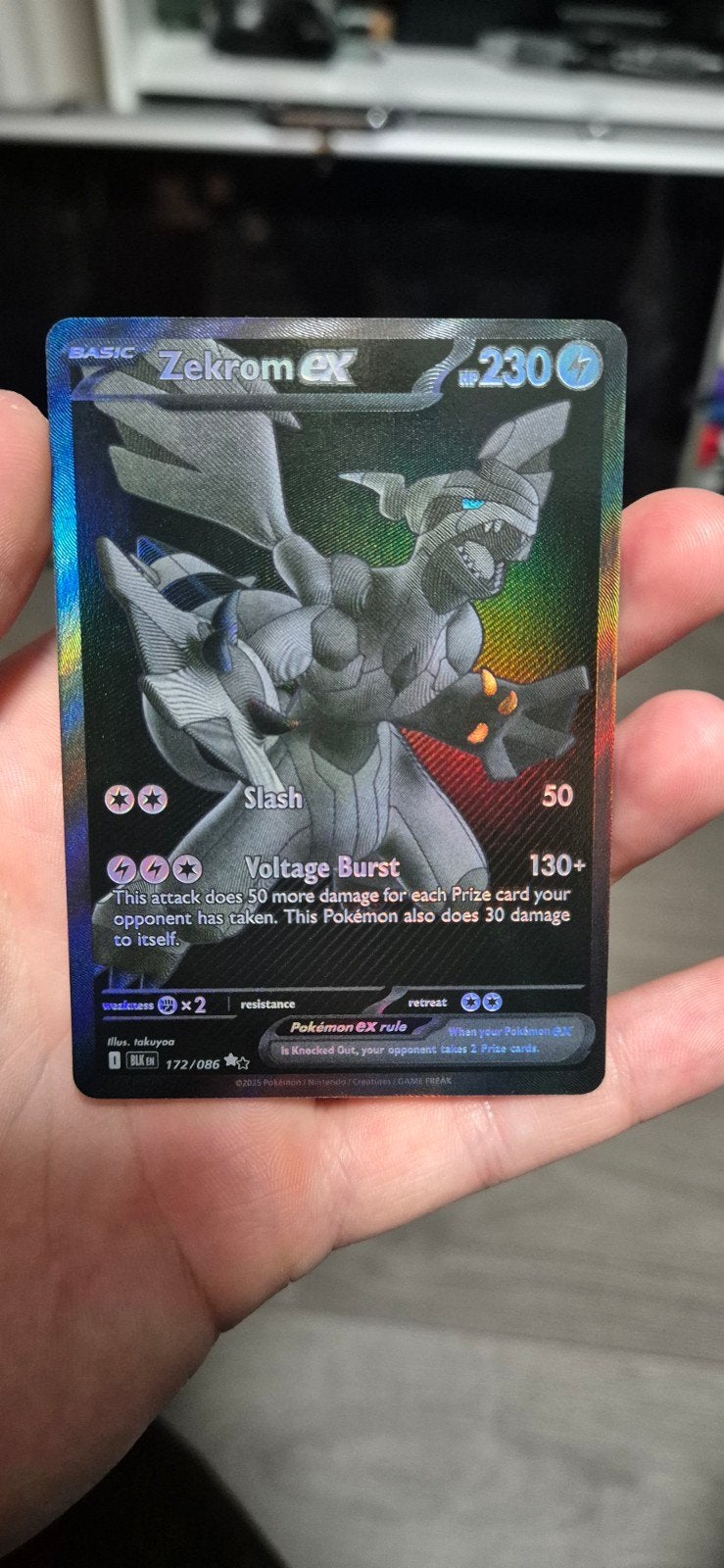 Zekrom EX 172/086, Hobby en Vrije tijd, Verzamelkaartspellen | Pokémon, Ophalen of Verzenden, Zo goed als nieuw
