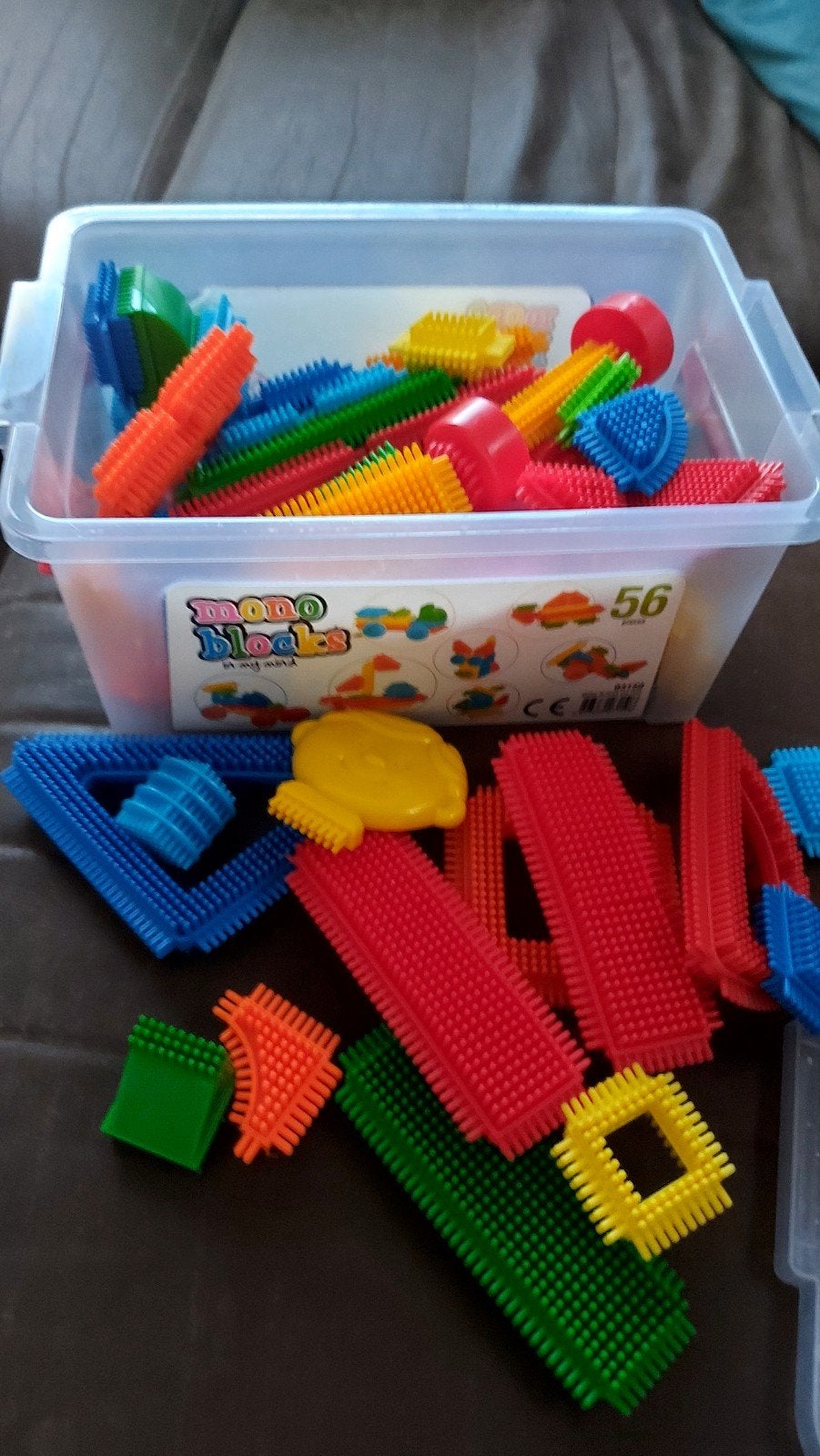 Mono Blocks Bouwblokken - 56 Stuks in Doos, Ophalen, Gebruikt, Overige merken