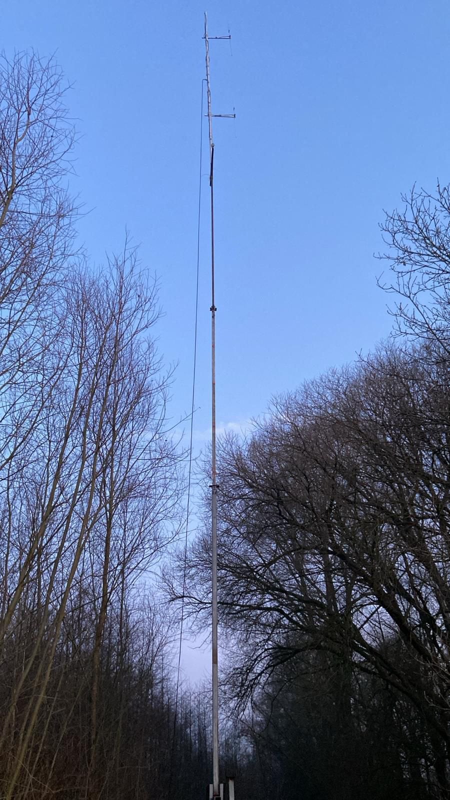 3x6 kokermast, Ophalen, Gebruikt, Antenne