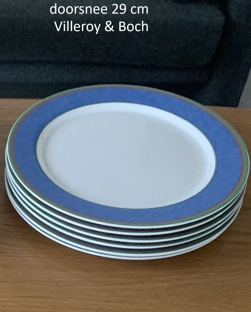 dinerborden, Villeroy & Boch easy, Tipo Viva, grote borden, Gebruikt, Villeroy & Boch, Ophalen of Verzenden, Bord(en)