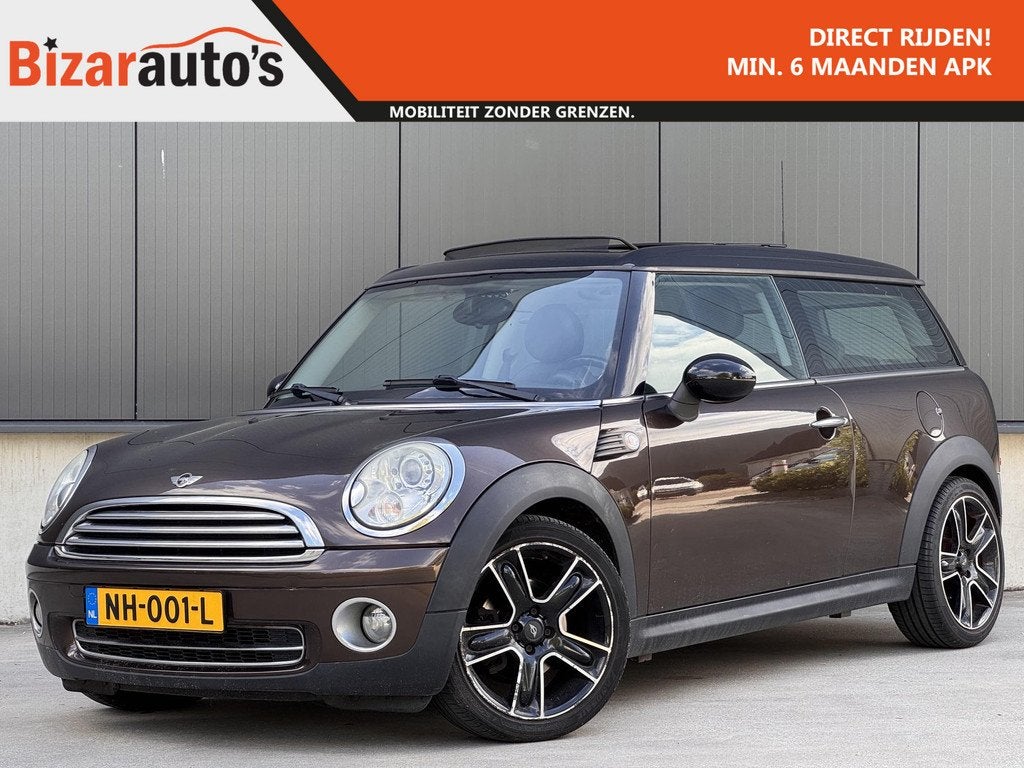 MINI Clubman 1.6 Leder Stoelverwarming, Auto's, Mini, Bedrijf, Te koop, Clubman, ABS, Airbags, Airconditioning, Alarm, Automatische klimaatregeling