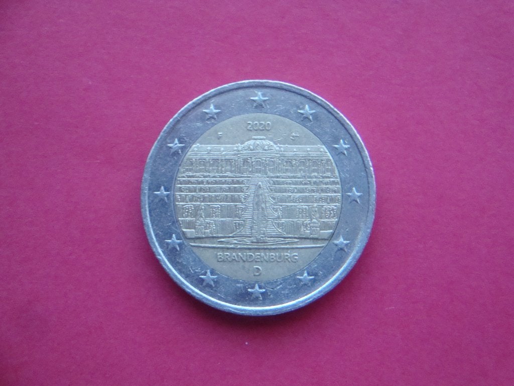 Duitsland 2 Euromunt Brandenburg 2020 f., Verzenden, Duitsland, 2 euro, Losse munt