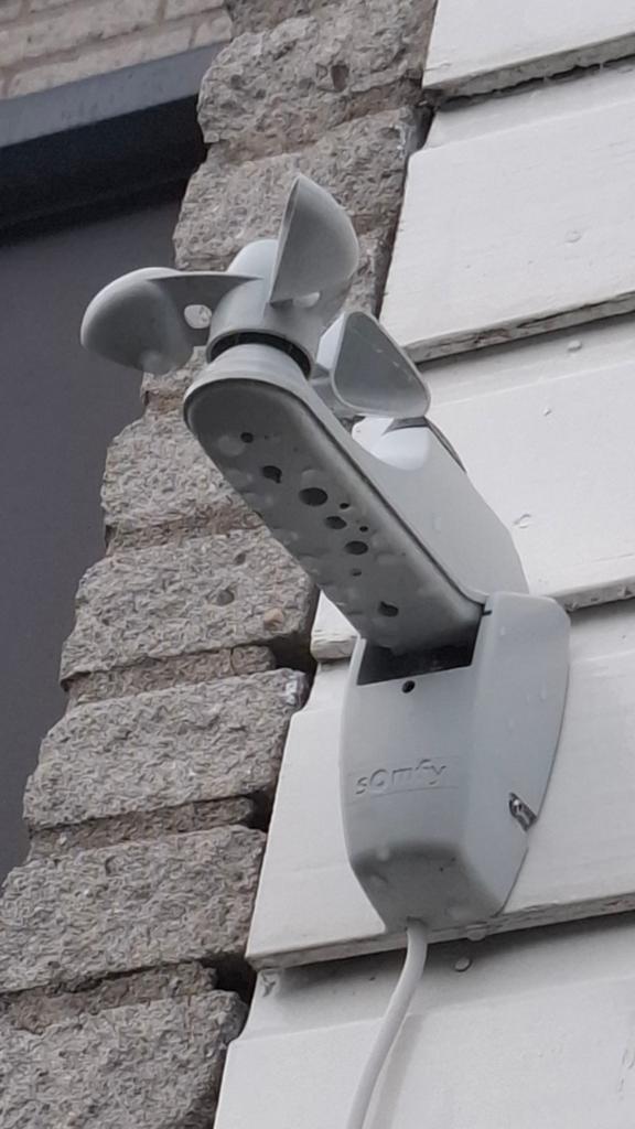 Somfy Soliris RTS Wind- en Zonnesensor Automaat, Ophalen of Verzenden, Gebruikt