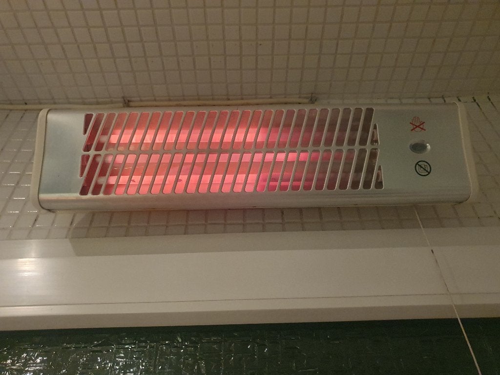 Elektrische 3 stappen kwarts verwarmer, Ophalen, Gebruikt, Minder dan 30 cm, Hoog rendement (Hr)