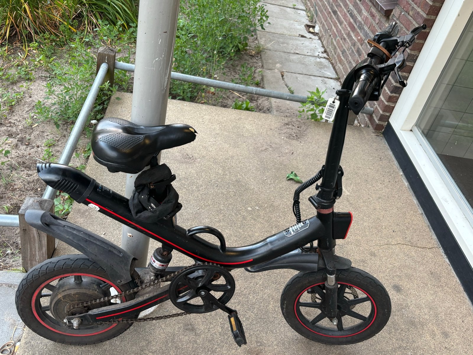 Compacte elektrische fiets met gashendel - 25 km/u, Overige merken, Gebruikt, Ophalen of Verzenden, 51 tot 55 cm