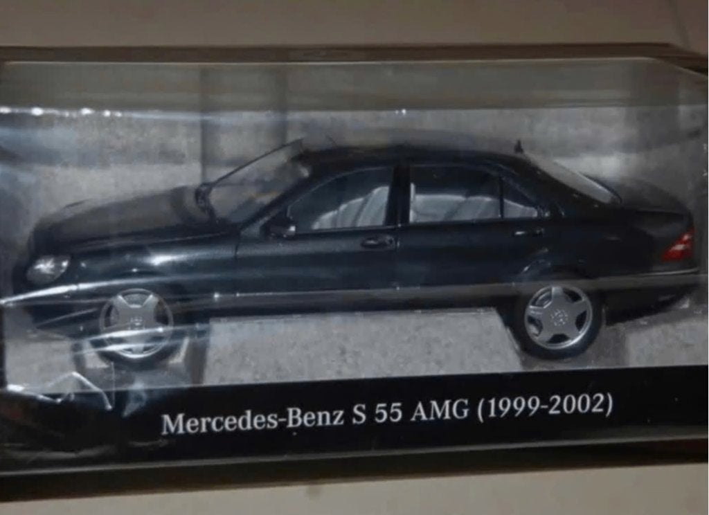 1:18 MERCEDES S55 AMG tectite grey Norev dealer edition WRH, Hobby en Vrije tijd, Modelauto's | 1:18, Verzenden, Zo goed als nieuw