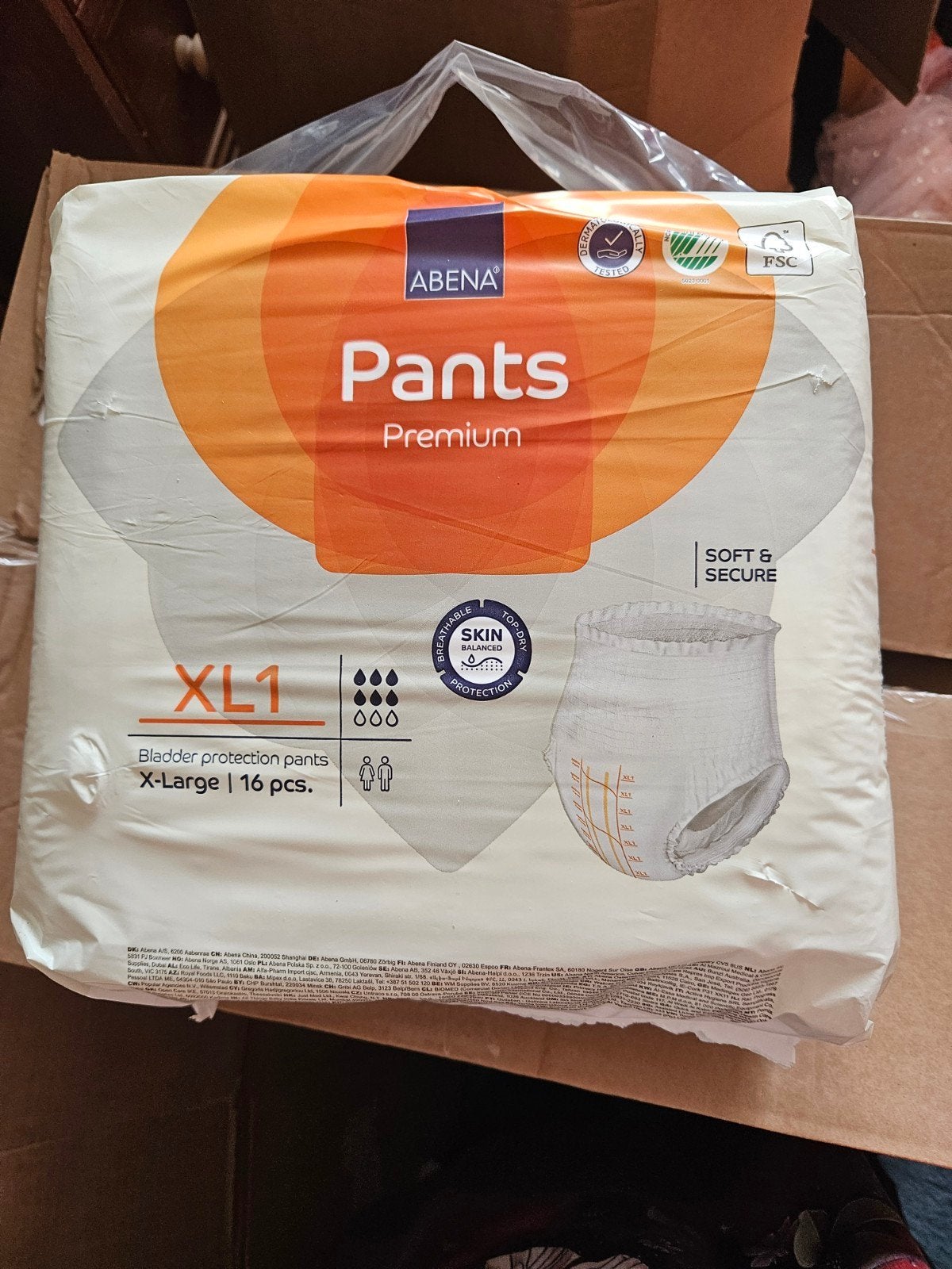 ABENA Pants Premium XL1 - 16 stuks incontinentiebroekjes, Ophalen of Verzenden, Nieuw