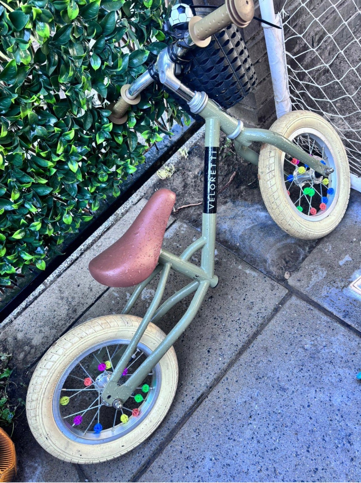 Tricycle Veloretti Desert moss loopfiets, Ophalen, Zo goed als nieuw, Loopfiets