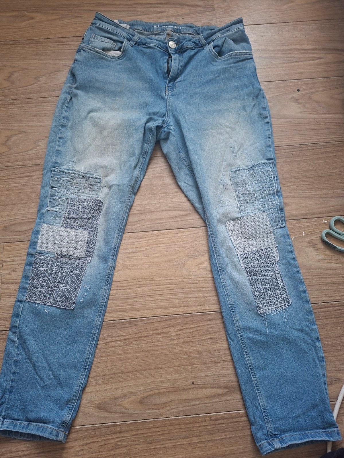 Elastische broek maat 46, Ophalen of Verzenden, Gedragen, Maat 46/48 (XL) of groter