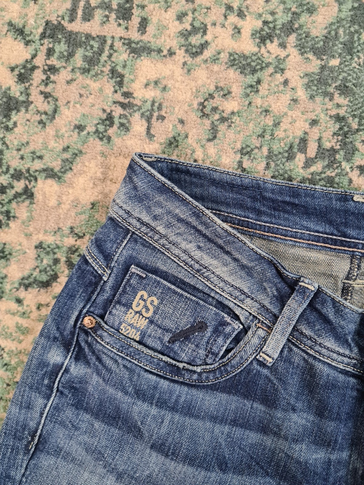G-star raw attacc straight W28 L34 WMN Tulsi2834 Blauw, Blauw, Ophalen of Verzenden, Zo goed als nieuw, W28 - W29 (confectie 36)