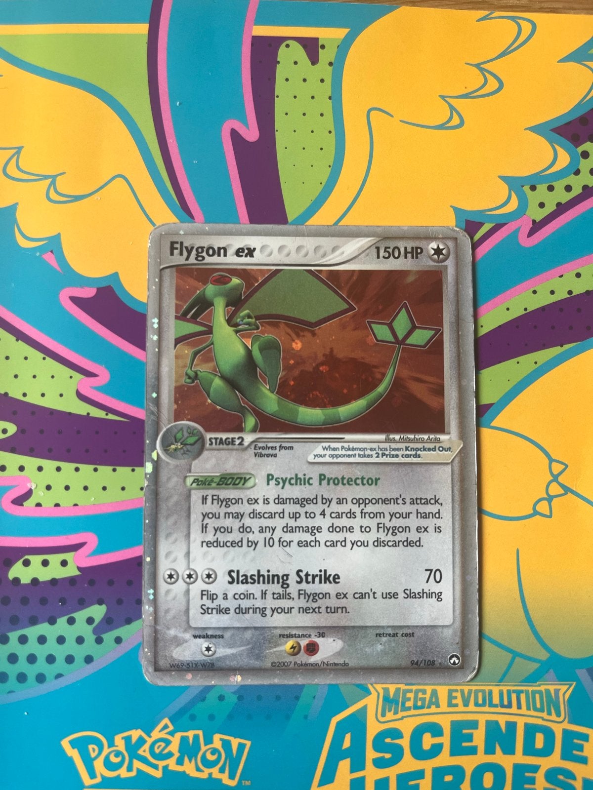 Flygon ex 94/108 EX Power Keepers - Pokémon Kaart, Verzenden, Gebruikt, Losse kaart