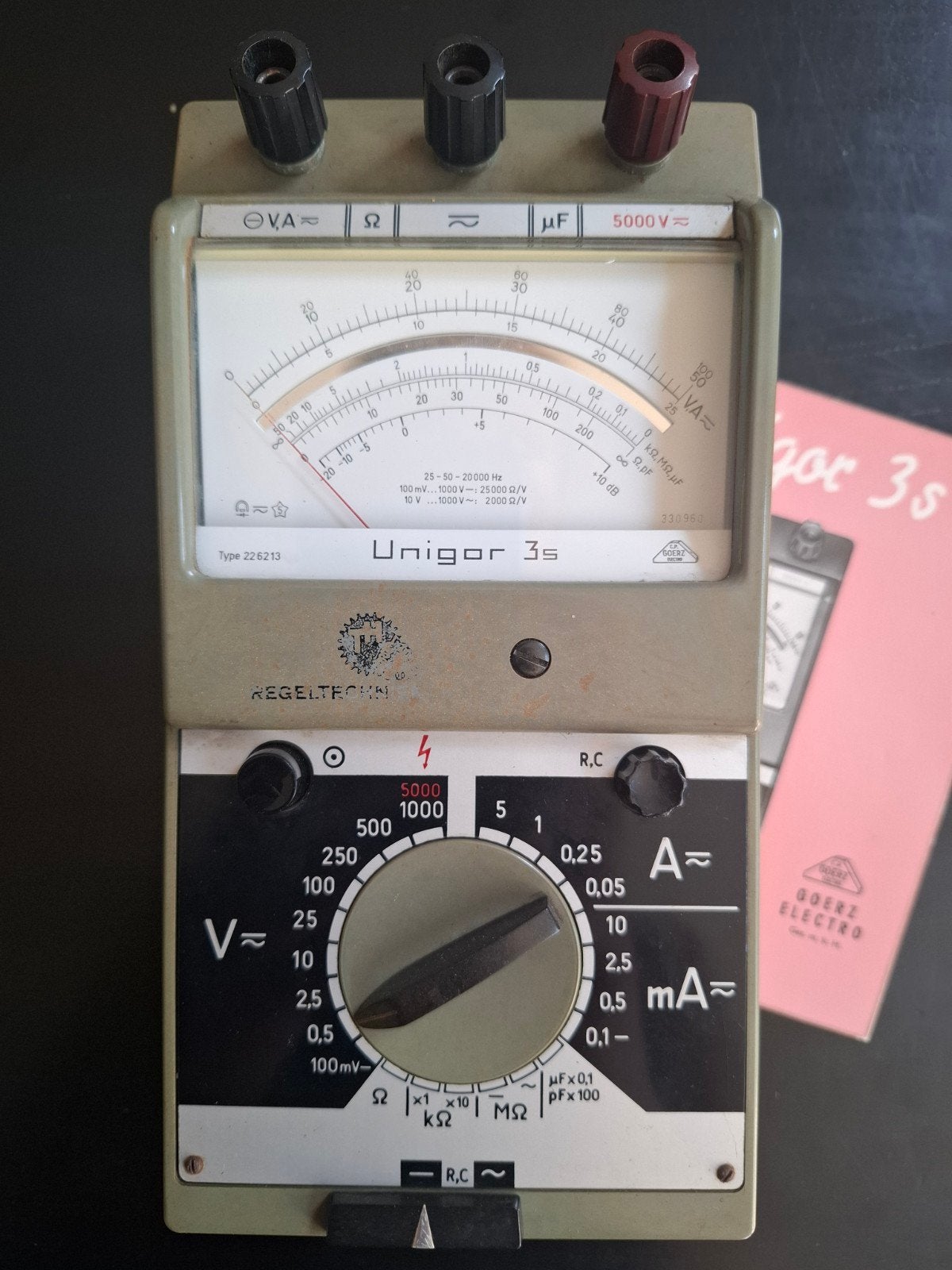 Vintage Unigor 3s Multimeter - Goerz Electro (1984), Ophalen of Verzenden, Zo goed als nieuw