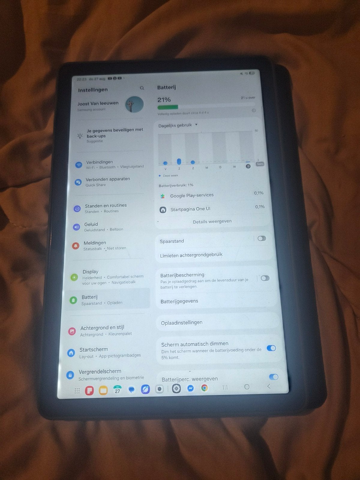 Samsung Tab A9+ zo goed als nieuw, Computers en Software, Windows Tablets, 11 inch, Ophalen of Verzenden, Zo goed als nieuw, Samsung