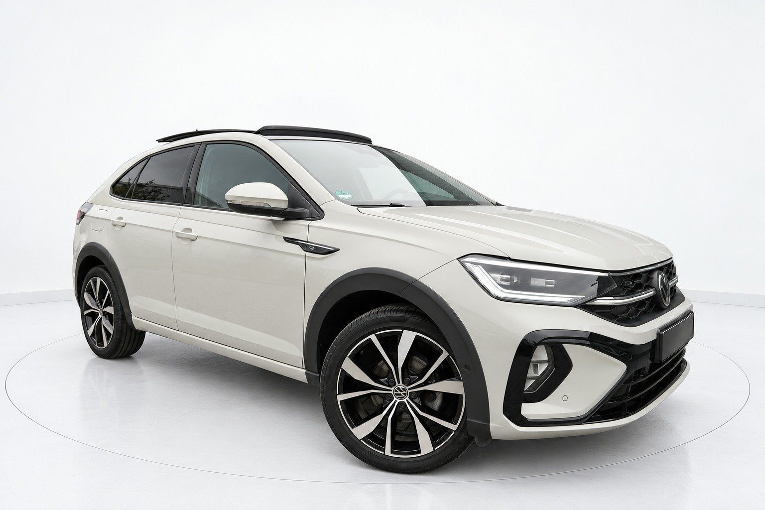 Volkswagen Taigo 1.0 TSI 2x R Line PANO VIRTUAL BEATS ACC, Auto's, Dealer onderhouden, Gebruikt, Zwart, Origineel Nederlands