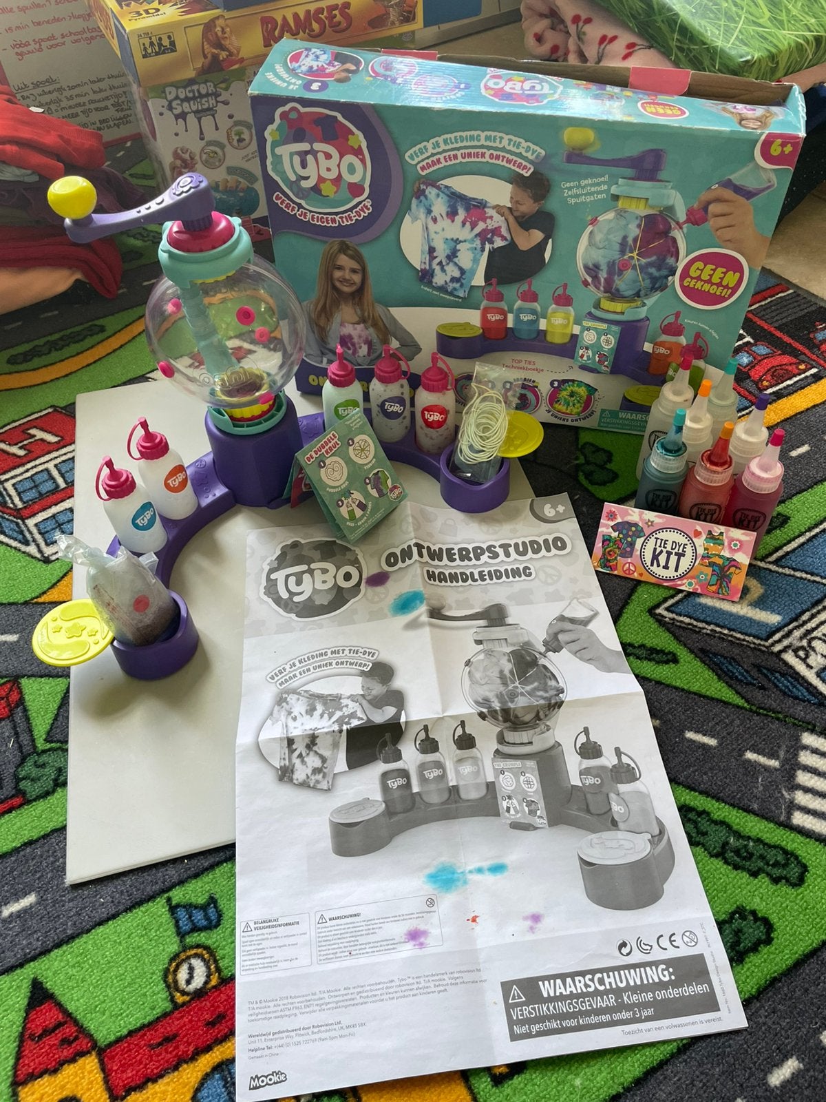 Tie-Dye Kit, Meerkleurig, Ophalen of Verzenden, Zo goed als nieuw, Kunststof