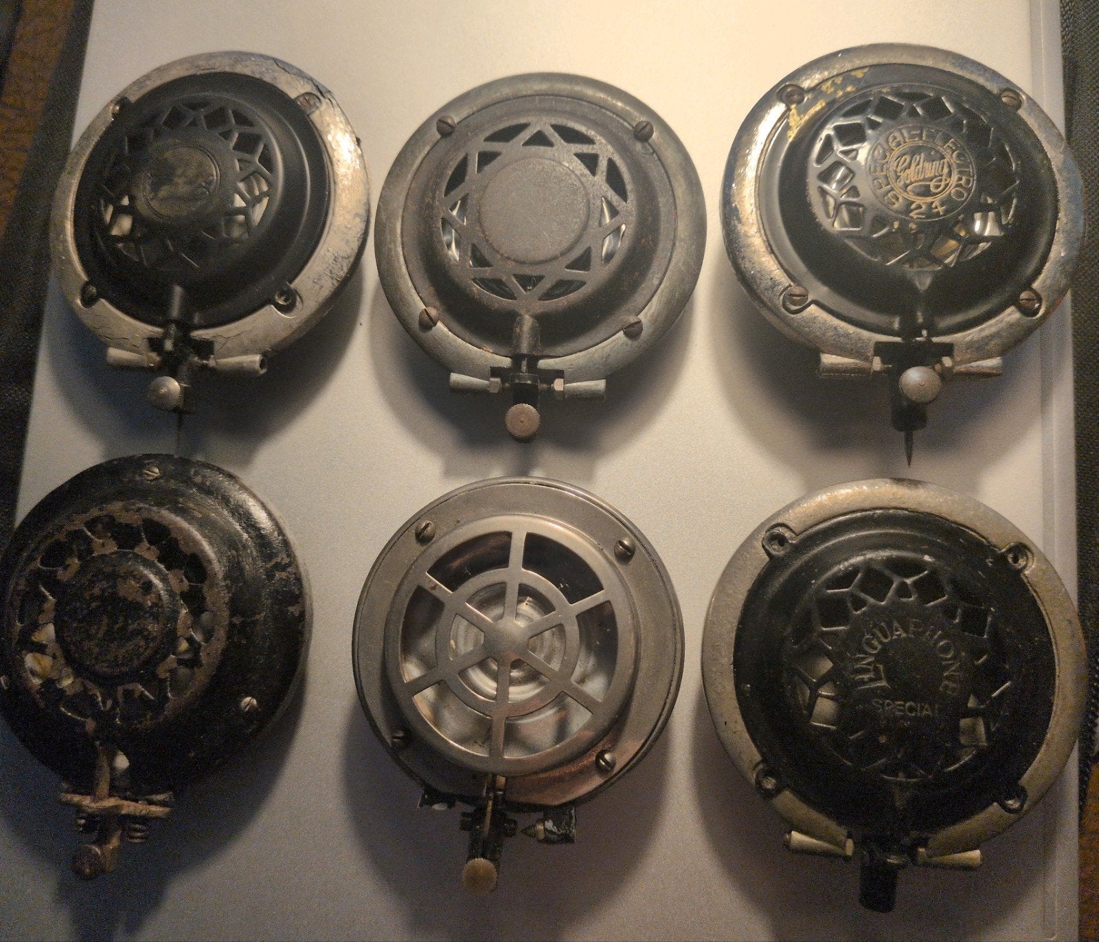 6 weergevers "Goldring", Ophalen of Verzenden