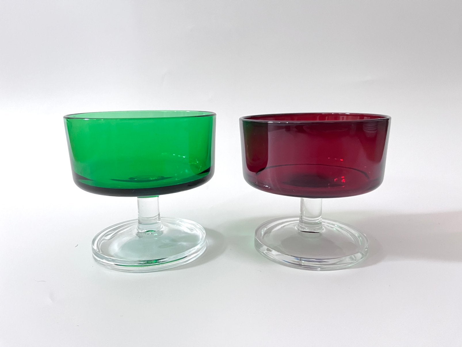 Vintage Luminarc France ‘Cavalier’ coupes, jaren 70, Verzamelen, Ophalen of Verzenden, Zo goed als nieuw, Overige typen