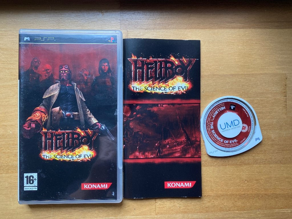 Hellboy the science of evil psp, 1 speler, Racen en Vliegen, Ophalen of Verzenden, Zo goed als nieuw