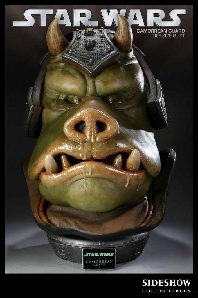 Star Wars Holy Grail Sideshow Life Size Gamorrean Guard Rare, Verzamelen, Ophalen, Zo goed als nieuw, Beeldje of Buste