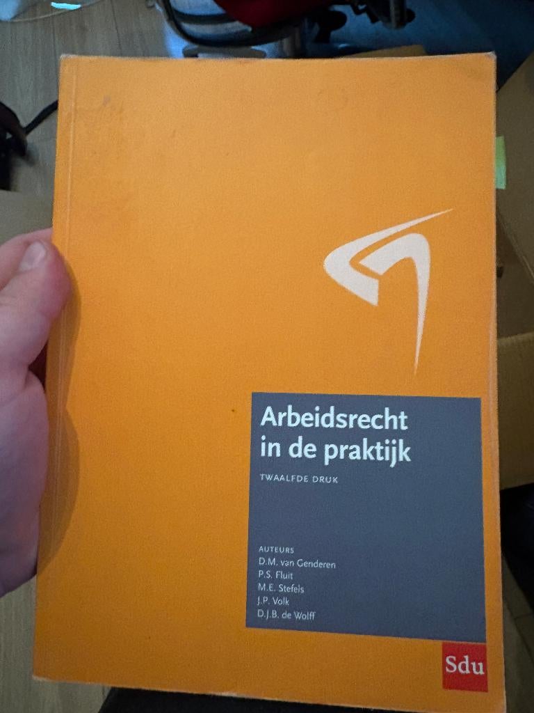 Arbeidsrecht in de praktijk, 12e druk (Sdu), Ophalen of Verzenden, Beta, Zo goed als nieuw, HBO