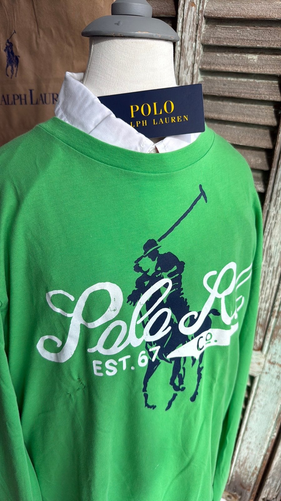 Gave RALPH LAUREN trui size L (14-16), Kinderen en Baby's, Gebruikt, Trui of Vest, Ophalen of Verzenden, Polo Ralph Lauren
