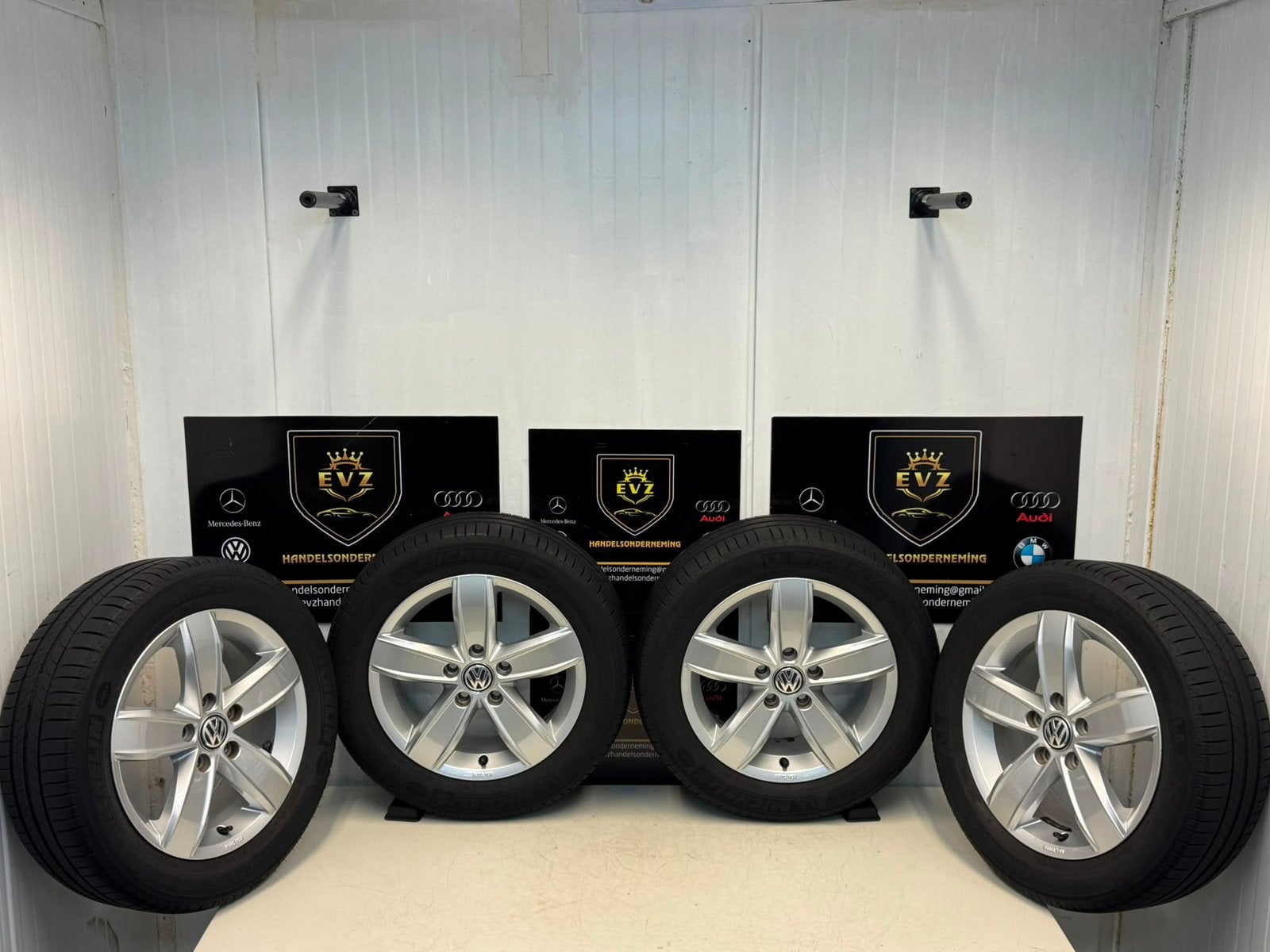Org.VW Golf 7/VII velgen met zomerbanden 16 inch 5x112, Gebruikt, 16 inch, Banden en Velgen, EVZ Handelsonderneming