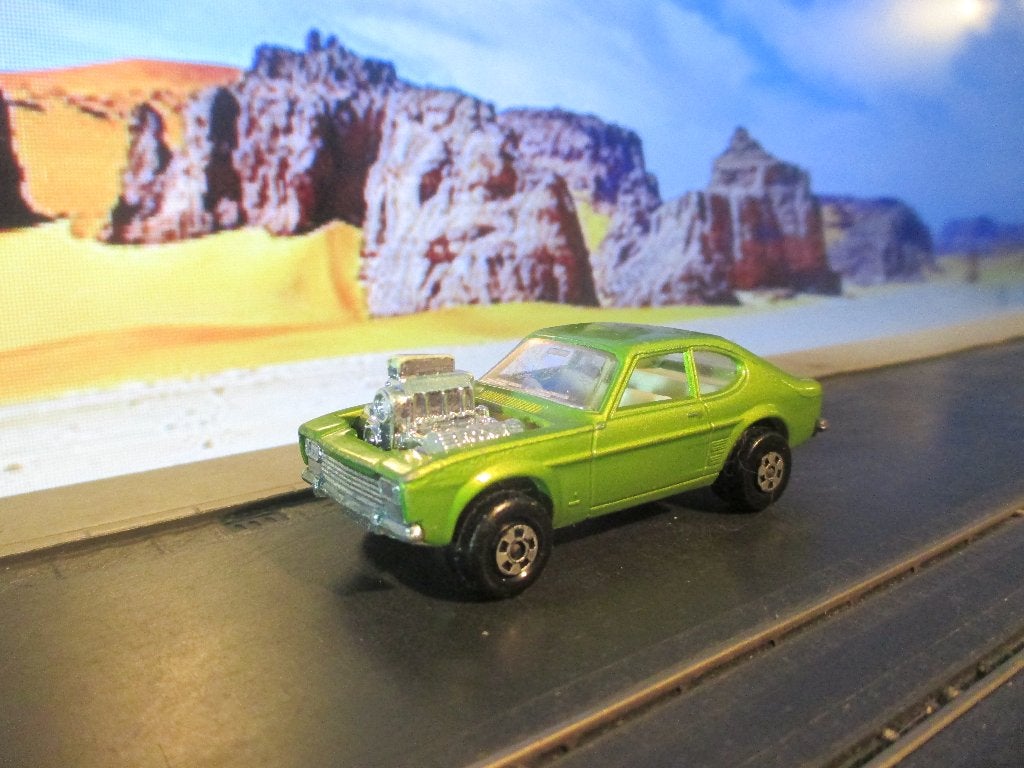 1:59 Ford Capri Mk.1 Hot Rocker Lesney Rola-Matic No.67 1973, Ophalen of Verzenden, Zo goed als nieuw, Auto