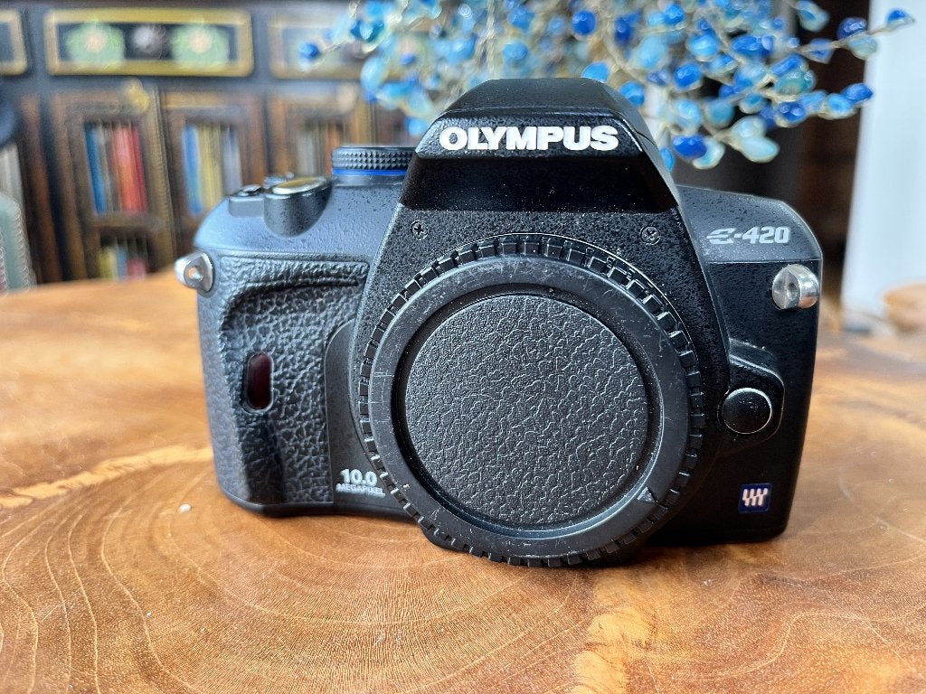 olympus E-420, Bodydop, Gebruikt, Spiegelreflex, Ophalen of Verzenden