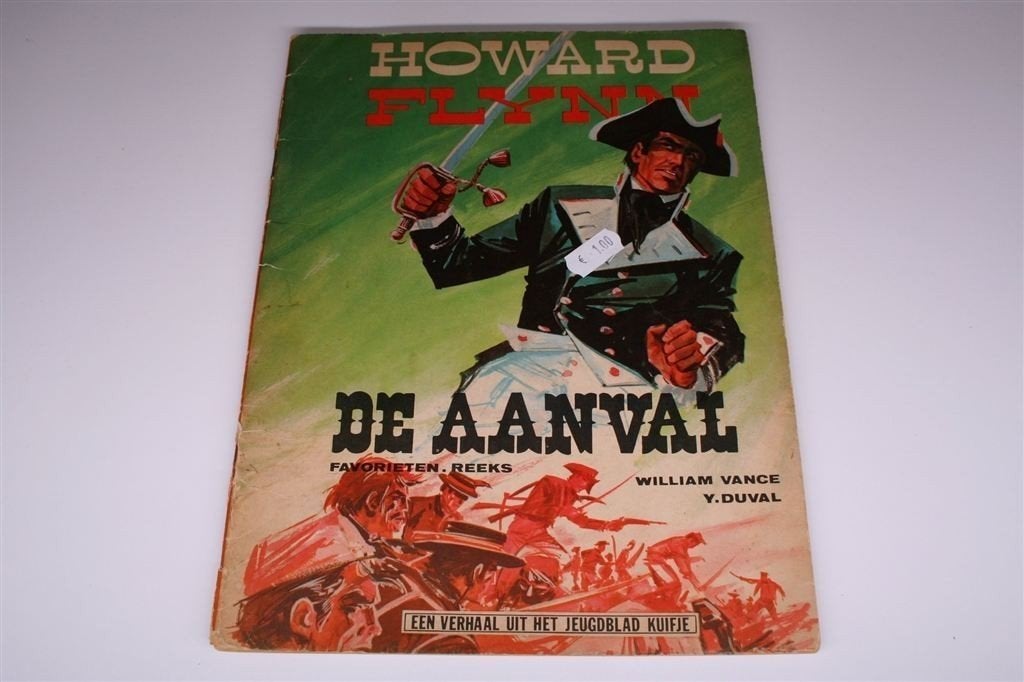 De Aanval door William Vance [1e Druk, Lombard 1968], Eén stripboek, Ophalen of Verzenden, Gelezen