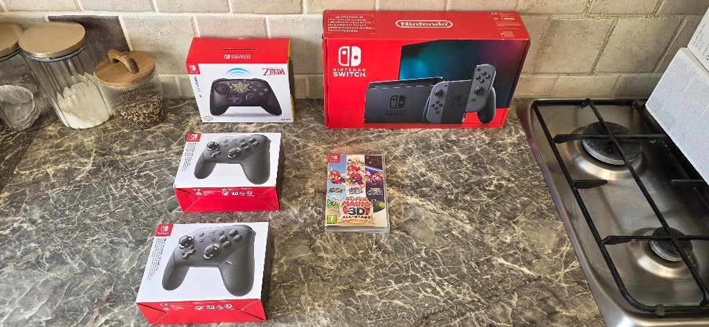 Nintendo Switch Compleet Pakket Te Koop, Switch 2019 Upgrade, Met games, Ophalen of Verzenden, Zo goed als nieuw