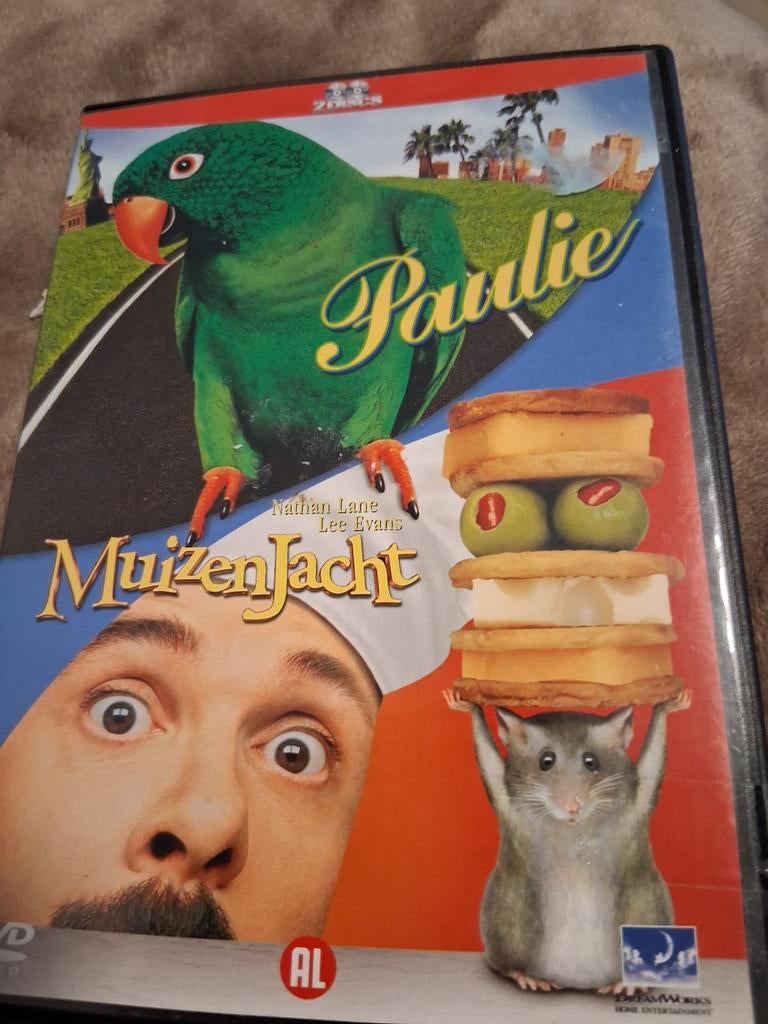 Paulie & Muizenjacht DVD - Dubbele Filmpret, Alle leeftijden, Ophalen of Verzenden, Gebruikt, Boxset