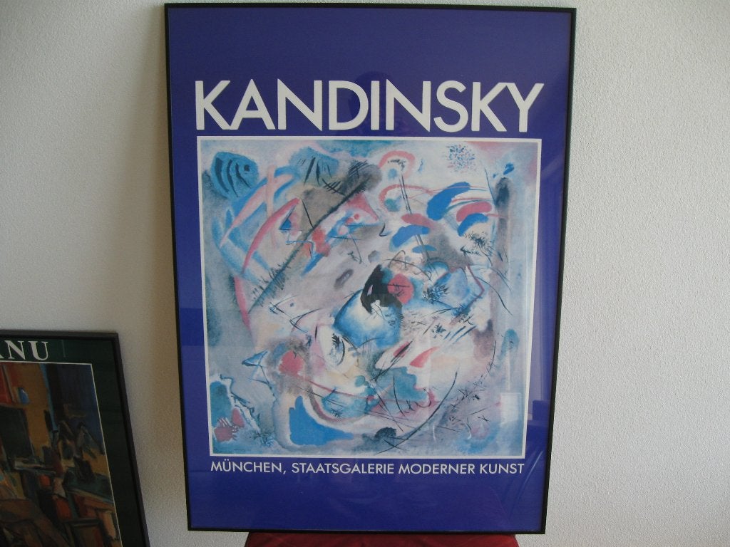 Kandinsky poster ingelijst, Ophalen, Abstract, Offsetdruk