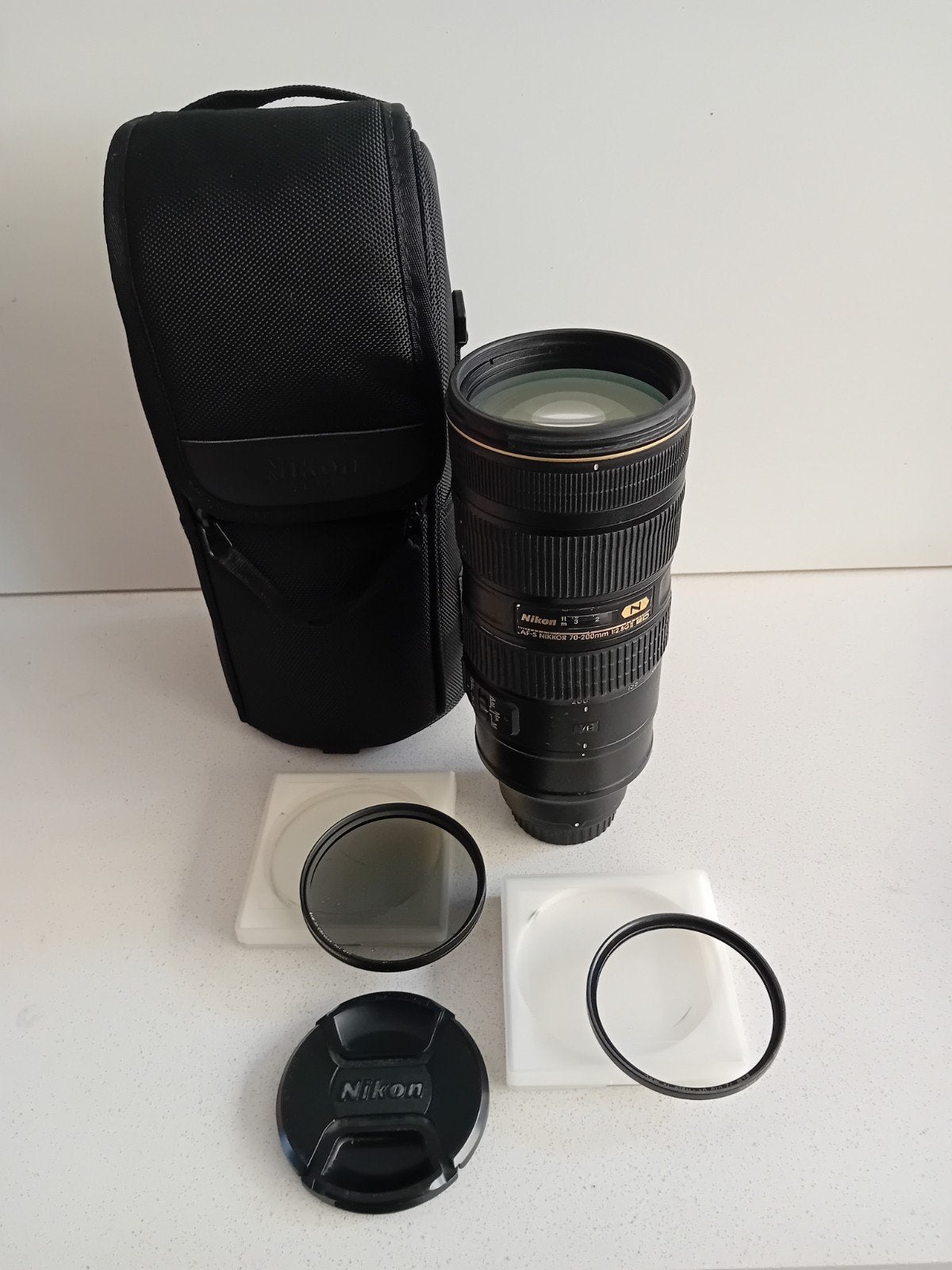 Nikon AF-S Nikkor 70-200mm f/2.8 G II ED VR N set, Ophalen of Verzenden, Zo goed als nieuw, Telelens