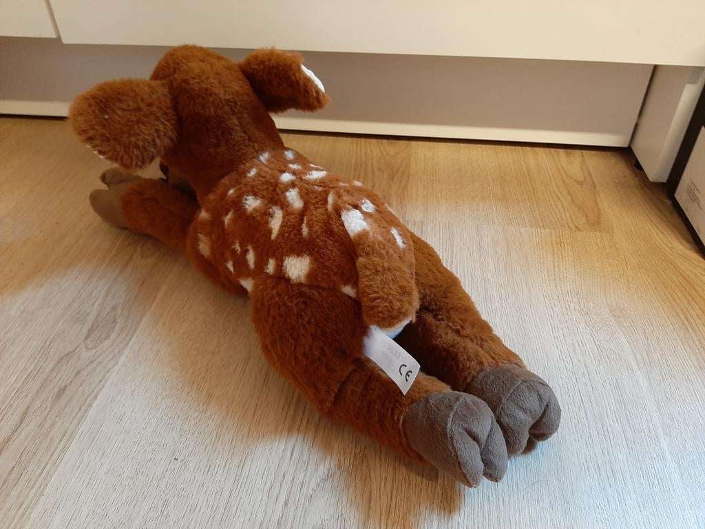 Morenso bosdieren hert knuffel 38 cm, Ophalen of Verzenden