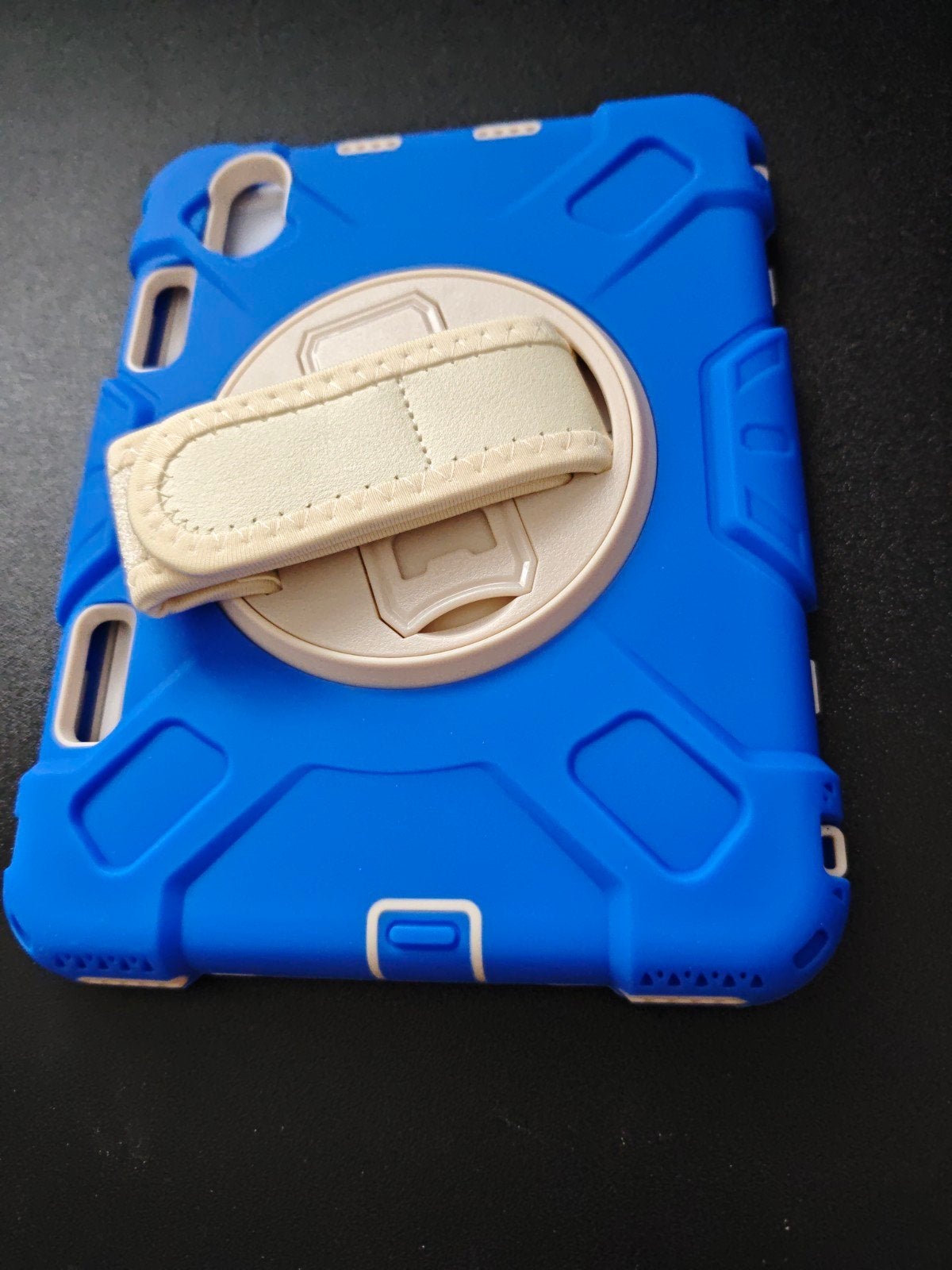 Robuuste Tablet Hoes met Handvat en Standaard - Blauw, Onbekend, 8 inch, Nieuw, Bescherming voor- en achterkant