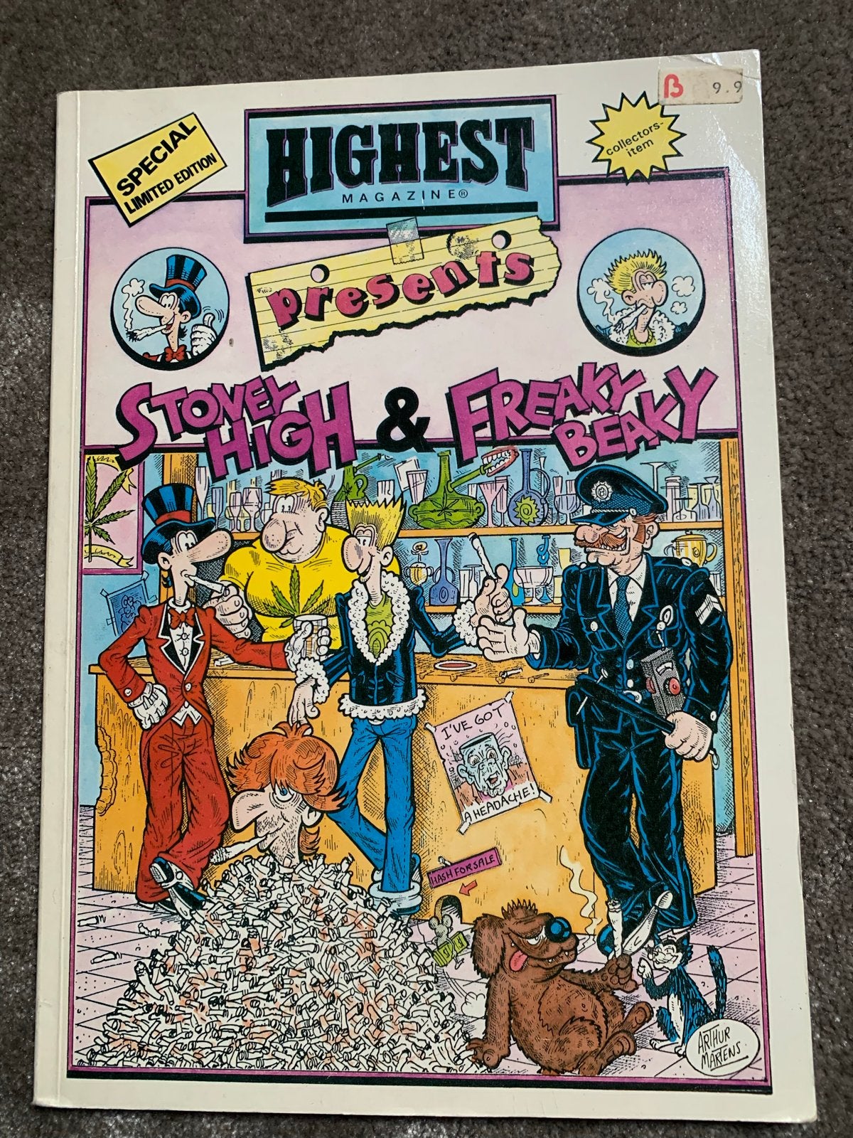 Highest Magazine Presents: Stoney High & Freaky Beaky, Eén stripboek, Ophalen of Verzenden, Zo goed als nieuw